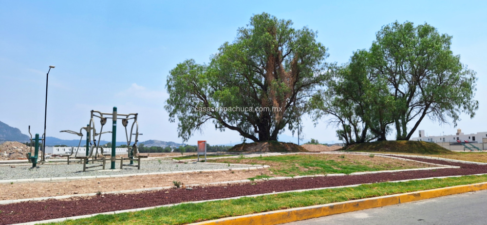 áreas verdes en fraccionamiento en pachuca